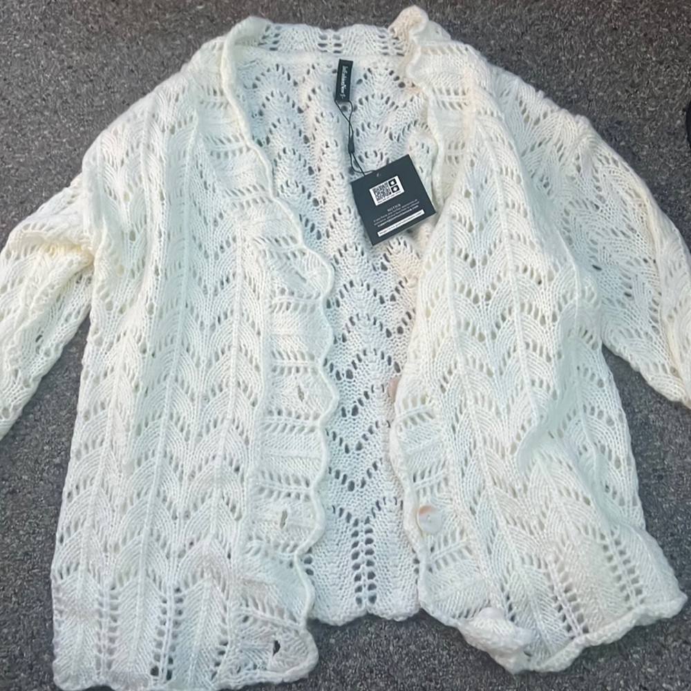 White Cardigan